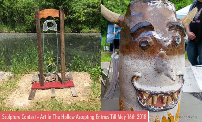 Art in The Hollow Outdoor Sculpture Contest - Minnesota USA - May 16