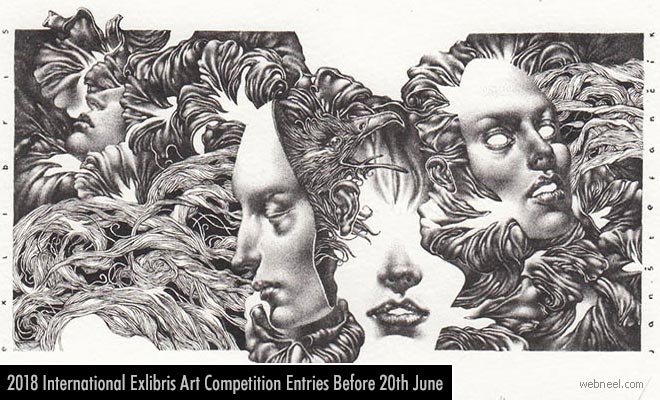 Biennial International Exlibris Art Contest - entries 20 June 2018