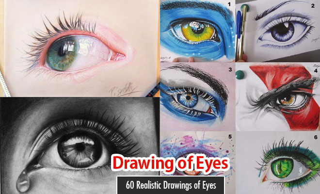 60 Beautiful and Realistic Pencil Drawings of Eyes - part 3