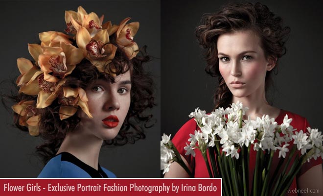 Flower Girls - Exclusive portrait Fashion Photography by Irina Bordo