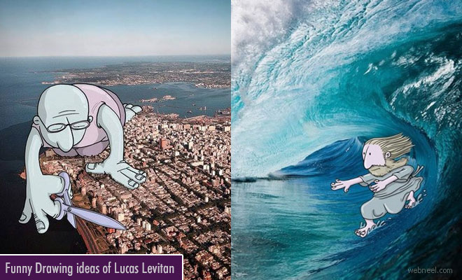 Creative and Funny Drawing ideas of Brazilian artist Lucas Levitan