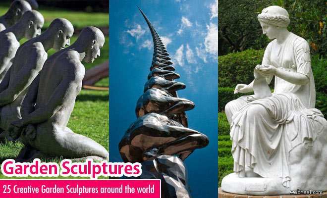 Inspiring sculptures for gardens