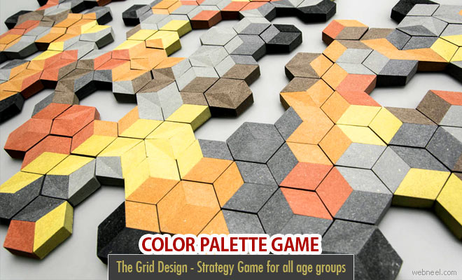 Colorful Grid Game using Color Palette by Estudio Victor Aleman