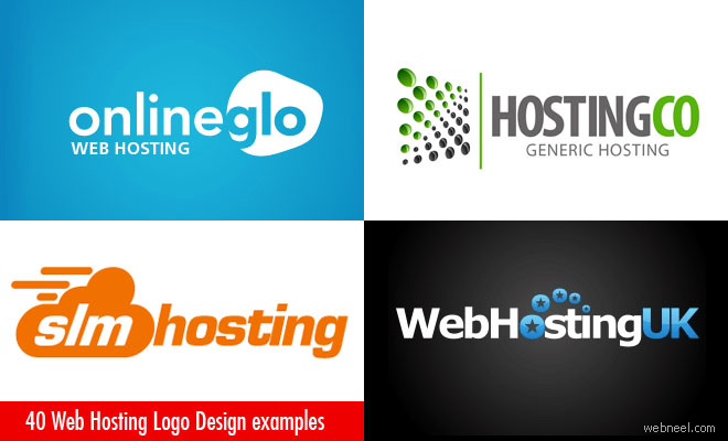 Web hosting logos