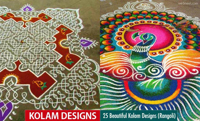 25 Beautiful Kolam Designs and Rangoli Kolams for your inspiraiton