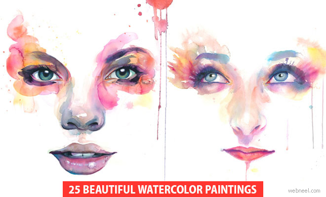 25 Beautiful watercolor paintings by Artist Marion Bolognesi