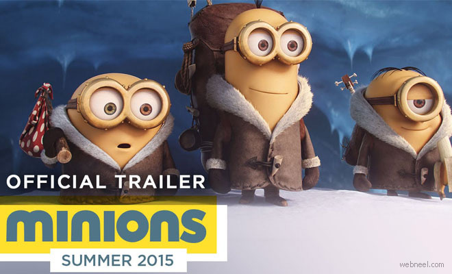 Minions - Upcoming 3D Animation Movie Trailer and Character Designs