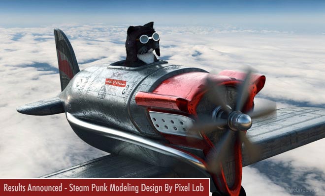 Steampunk 3D Model Design Competition results announced by Pixel Lab