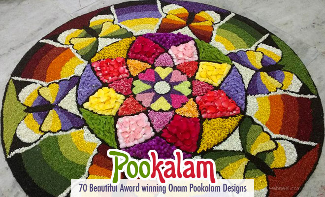 70 Beautiful Award winning Onam Pookalam Designs - Athapookalam