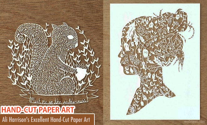 Excellent Creativity on Hand-Cut Paper Art ideas by Ali Harrison