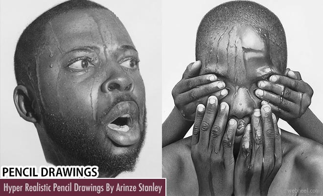15 Stunning Hyper realistic Pencil Drawings by Arinze Stanley