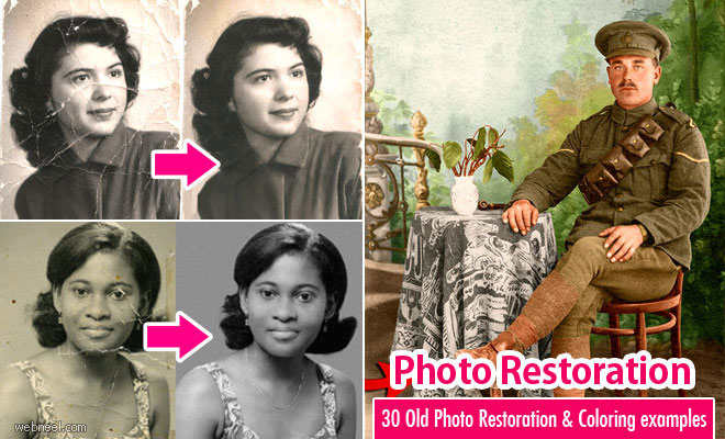 30 Photo Restoration Examples - Old Photo Restoration and Coloring Inspiration