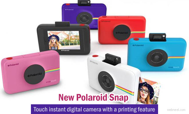 New Polaroid Snap Touch digital camera with a instant printing feature