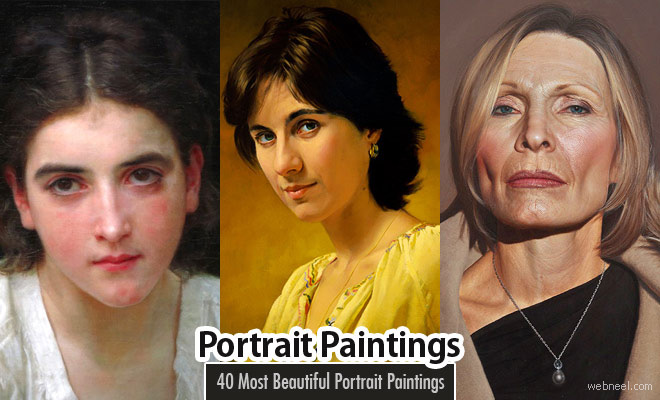 40 Most Beautiful Portrait Painting works from around the world - part 2