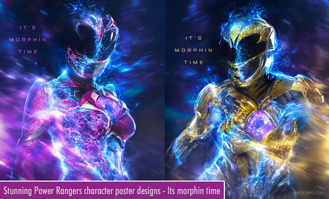 Stunning Poster Designs with Power Ranger characters by Chris Christodoulou