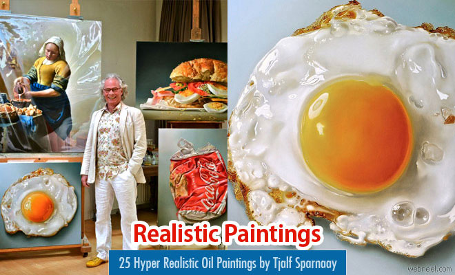 40 Mega Hyper Realistic Oil Paintings by Dutch Artist Tjalf Sparnaay