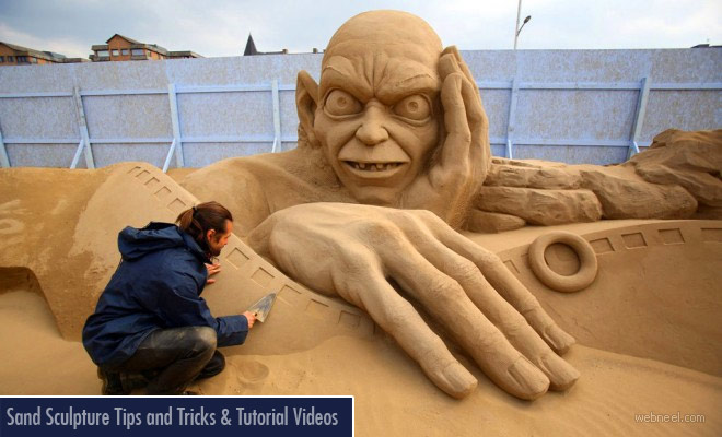 How to build a sand sculpture - Tutorial Videos and Tips for beginners