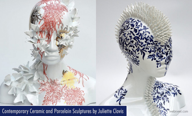 Surreal Ceramic and Porcelain Sculptures by Juliette Clovis