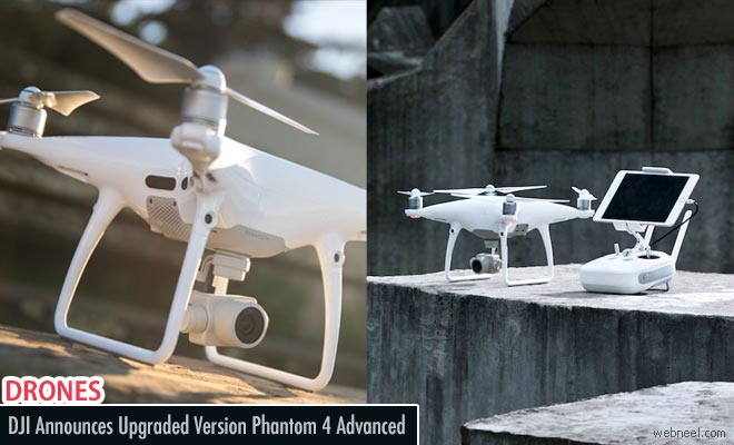 DJI announces its new Drone Camera Phantom 4 advanced 