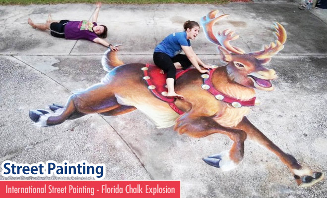 International Street Painting and Florida Chalk Explosion 2017 - 3 April 2017