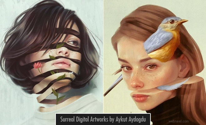 15 Beautiful Surreal Digital Artworks by Aykut Aydogdu