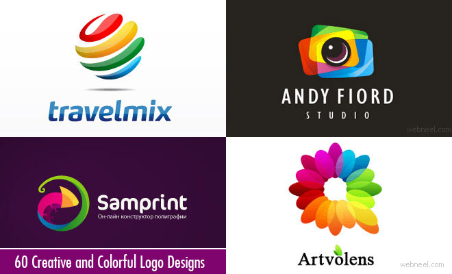 60 Attractive and Colorful Logo Design inspiration for you