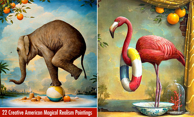 22 Creative American Surreal Paintings by Kevin Sloan - Magical Realism