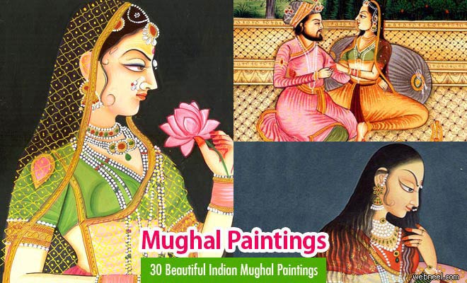 30 Beautiful Indian Mughal Paintings for your inspiration