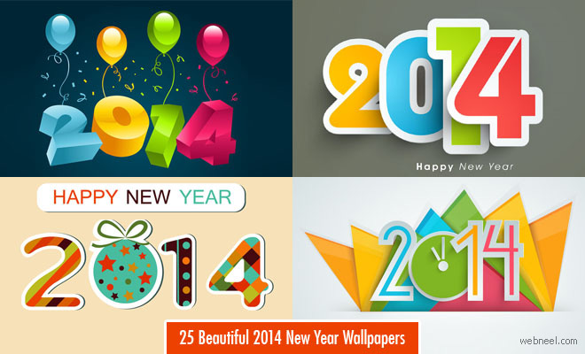 25 Beautiful 2014 New Year Wallpapers for your desktop