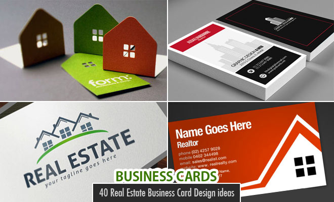 40 Creative Real Estate and Construction Business Cards designs