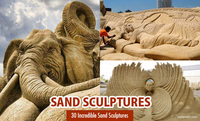 30 Incredible and Beautiful Sand Sculptures for your inspiration