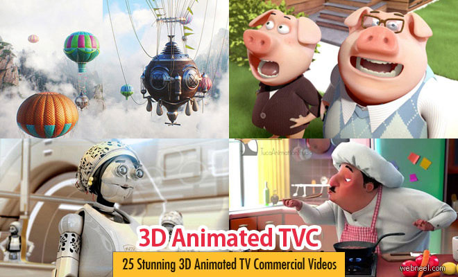 25 Stunning 3D Animated TV Commercial Videos