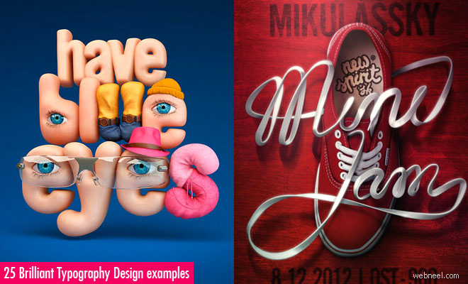 25 Brilliant Typography Design examples for your inspiration