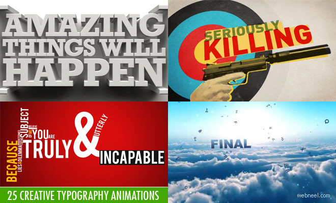 25 Creative and Best Typography Animation Videos for your inspiration