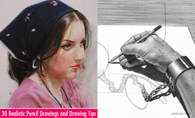 50 Realistic Pencil Drawings from famous artists around the world - part 311