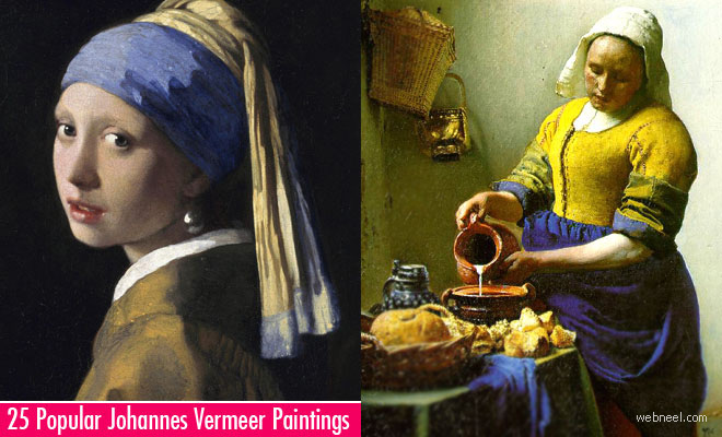 25 Most Popular Johannes Vermeer Paintings - Greatest Dutch Painter