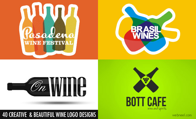 Wine logo designs