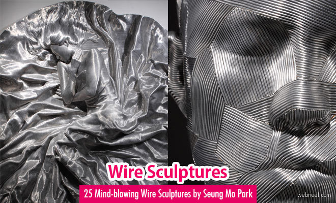 25 Mind-blowing Aluminum Wire Sculptures by Seung Mo Park
