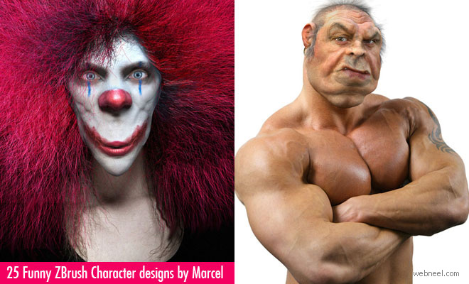 25 Creative and Funny ZBrush Character designs by Marcel