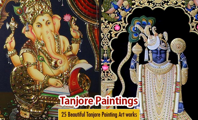 25 Beautiful Tanjore Paintings - Traditional Indian Paintings Thanjavur Art
