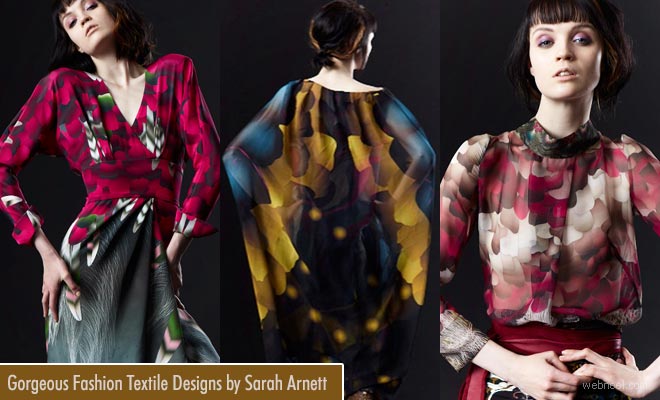 Gorgeous and provocative Fashion Textile Designs by Sarah Arnett