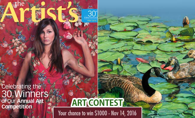 The Artist's magazine - All Media art competition your chance to win $1000