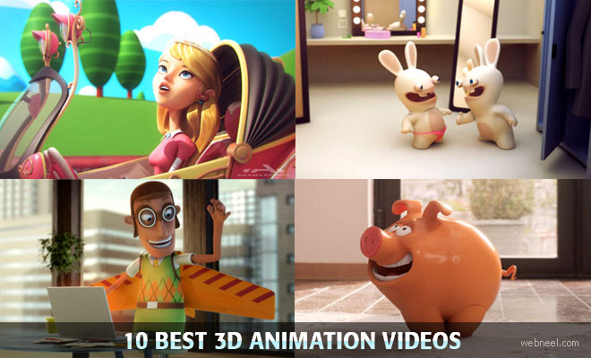 10 Beautiful 3D Animated Short Films and TV Commercial Videos