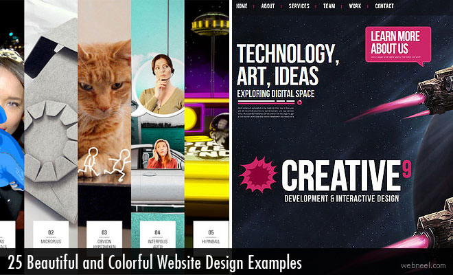 25 Beautiful and Colorful Website Design examples for your inspiration