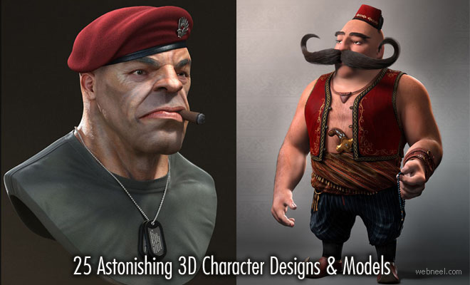 25 Astonishing 3D Character Designs for your inspiration
