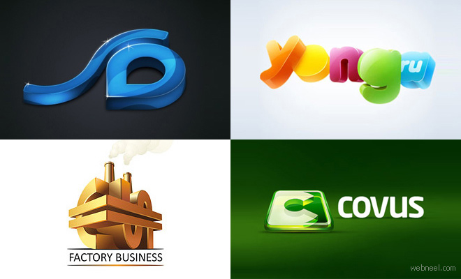 50 Creative 3D logo Design examples for your inspiration
