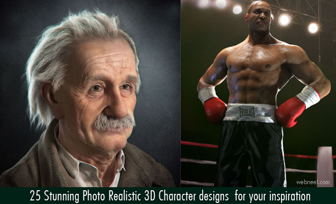 25 Stunning Photo Realistic 3D Character designs  for your inspiration1