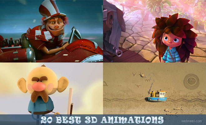 20 Beautiful 3D Short films TV Commercials and Motion Graphics videos