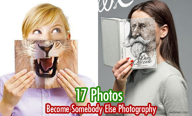 Read Books and Become Somebody Else - Creative Photography ideas