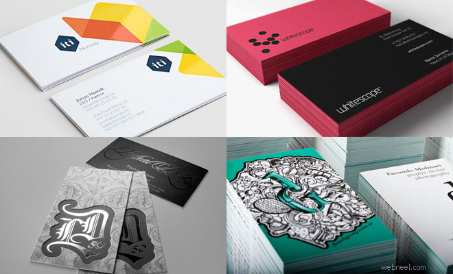 35 Creative and Most Beautiful Business Card Design examples